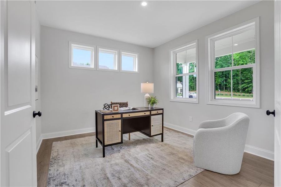 Furnished interior view inside a new home in Easton Walk, Lawrenceville (Image 34).