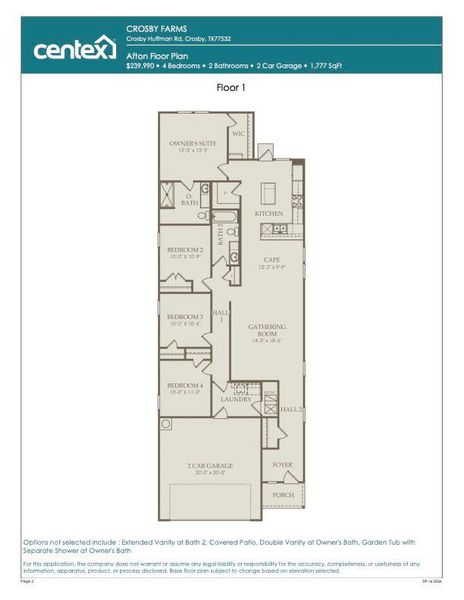 Floor plan Floor plan