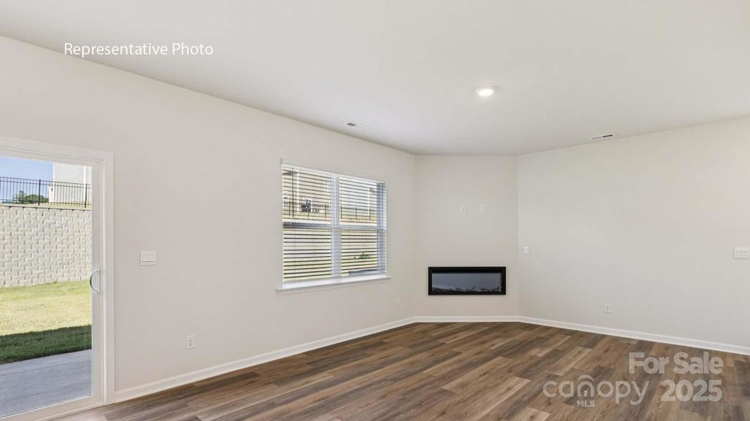 Spacious, unfurnished interior of a new home in Secrest Commons, Monroe (Image 17).