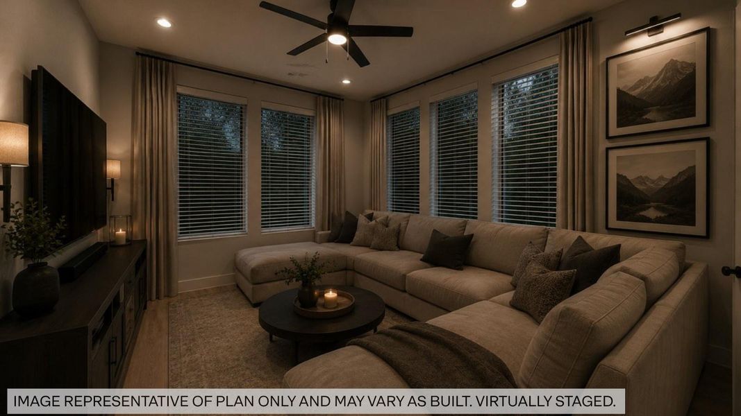 Furnished interior view inside a new home in Butlers Bend Estates, Pinehurst (Image 15).