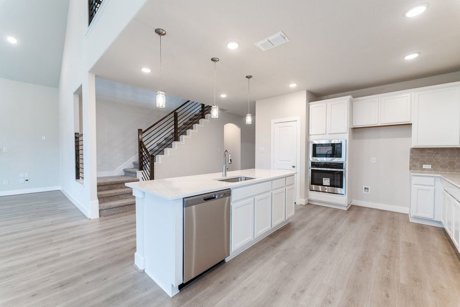 Furnished interior view inside a new home in Sunfield, Mustang Ridge (Image 5).