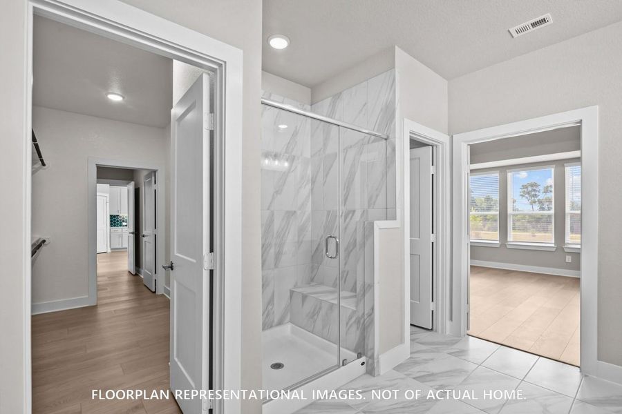 Furnished interior view inside a new home in Sorella, Tomball (Image 11).