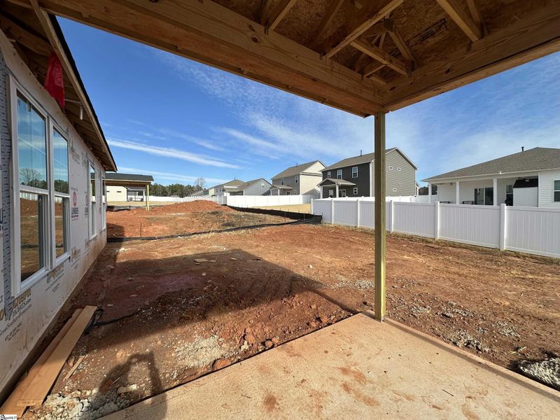 In-progress construction of a new home in Shiloh Trail, Wellford, SC (Image 12).