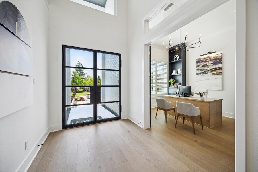 Representative furnished interior of a home built from the The Jaxson IX by Westin Homes in The Woodlands Hills, Willis (Image 6).