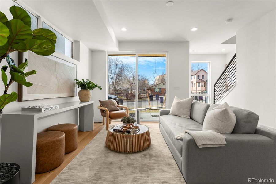 Furnished interior view inside a new home in , Denver (Image 4).