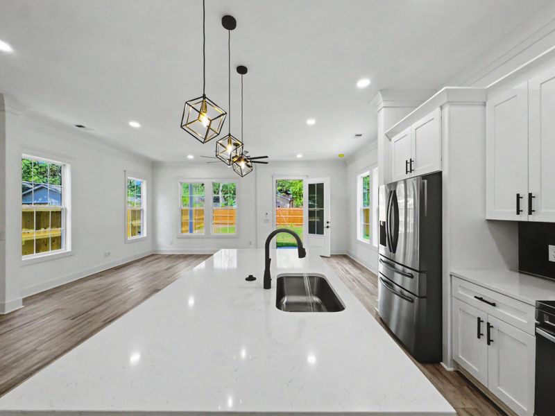 Furnished interior view inside a new home in , North Charleston (Image 5).