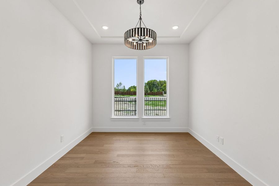Spacious, unfurnished interior of a new home in The Parks at Wilson Creek, Celina (Image 23). Spacious, unfurnished interior of a new home in The Parks at Wilson Creek, Celina (Image 23).