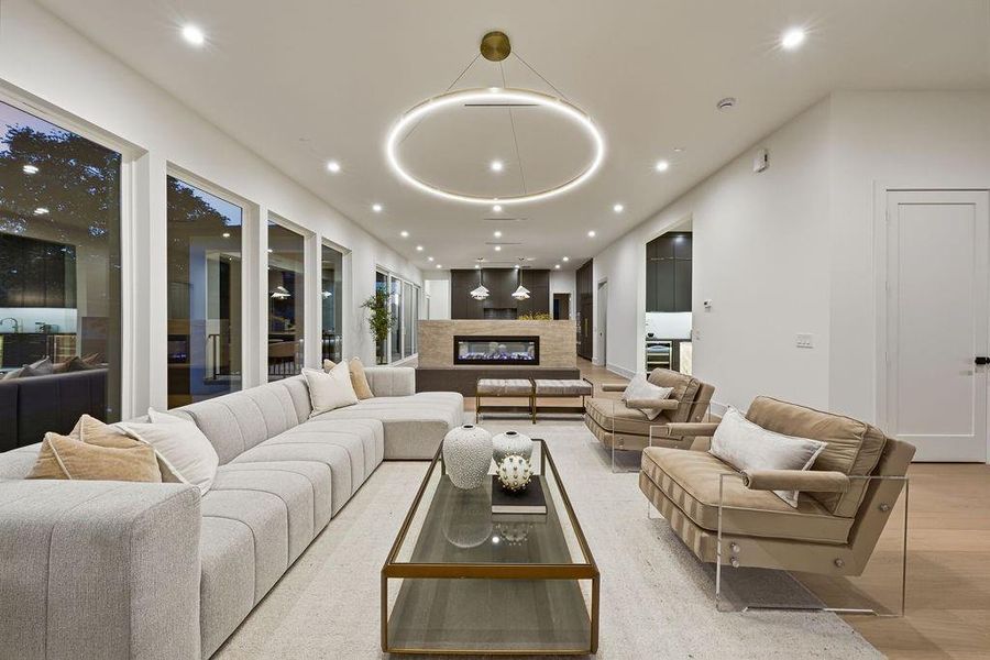 Furnished interior view inside a new home in , Houston (Image 34).