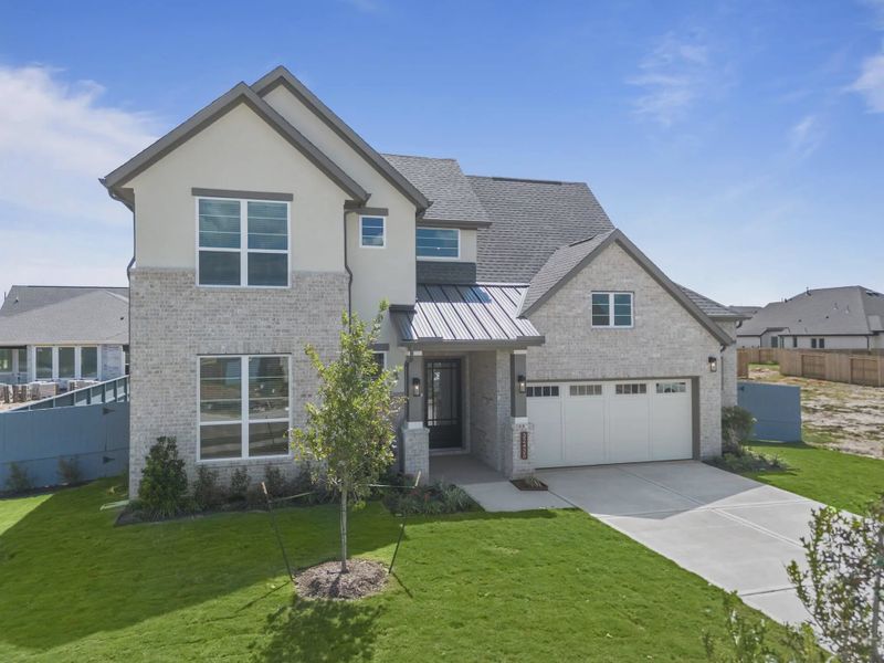 Representative exterior photo of a completed home built from the Rivercrest by Chesmar Homes in Riceland, Marion, TX (Image 29).