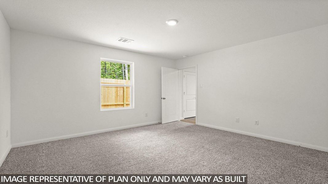 Spacious, unfurnished interior of a new home in McCrorey Trails, Conroe (Image 15).