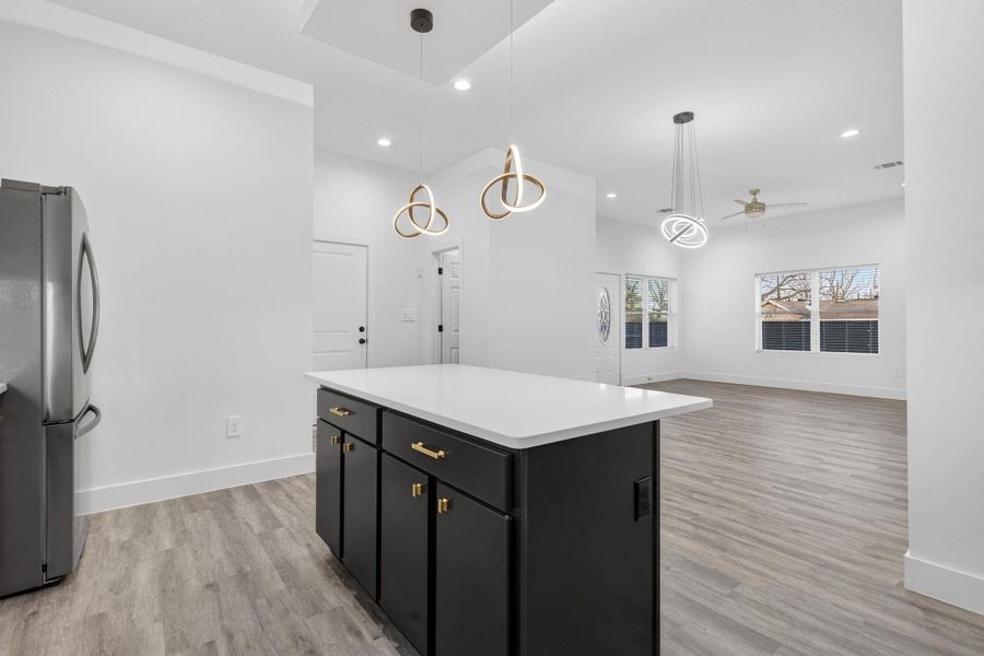 View out from the Kitchen