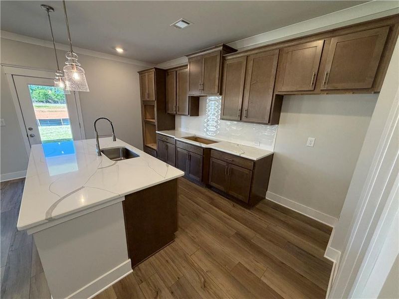Furnished interior view inside a new home in Pinecrest Ridge, Dacula (Image 9).