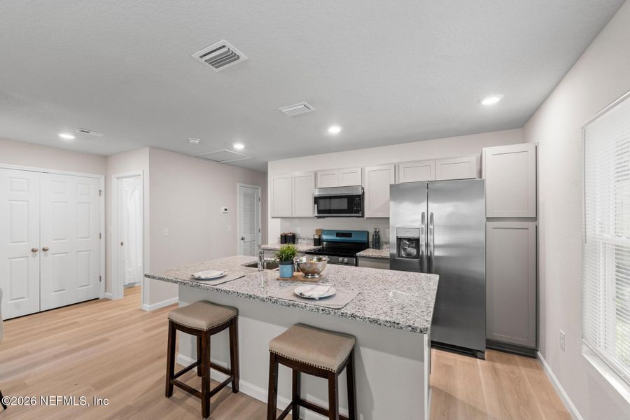 Furnished interior view inside a new home in , Jacksonville (Image 12).