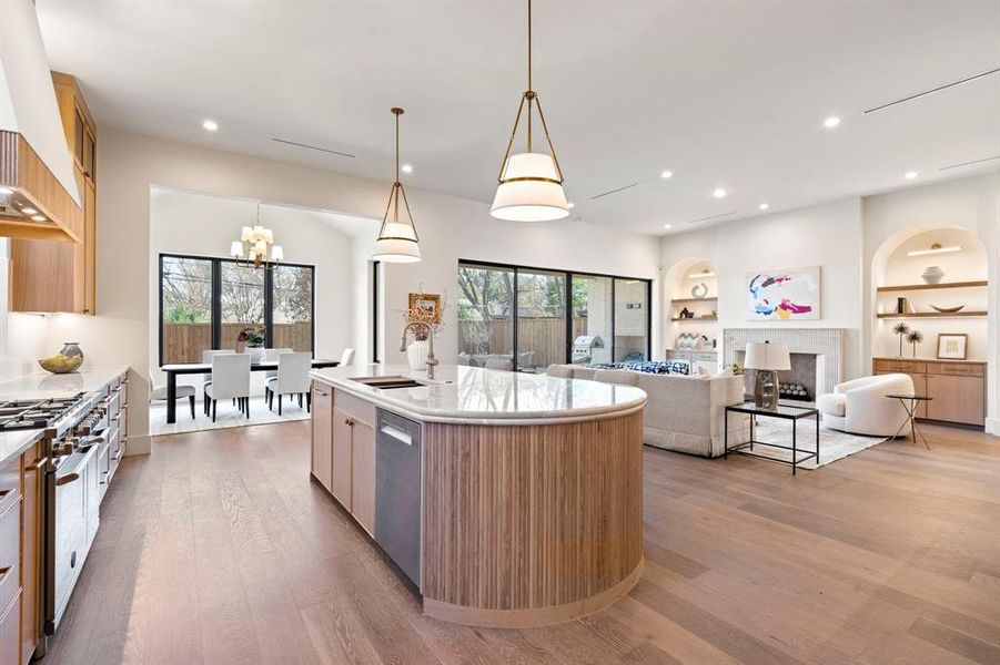 Furnished interior view inside a new home in , Dallas (Image 17).