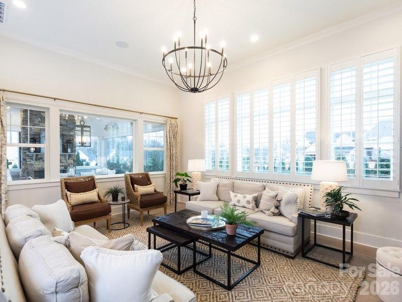 Furnished interior view inside a new home in , Davidson (Image 8).