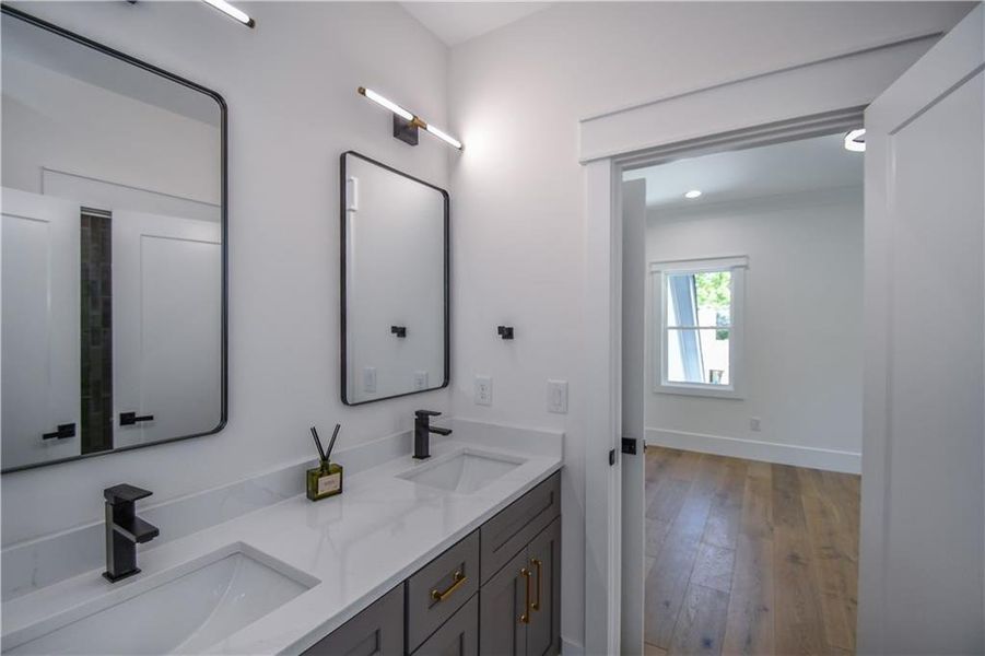 Furnished interior view inside a new home in , Hoschton (Image 41).