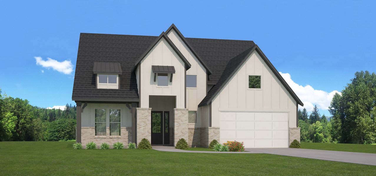 Representative exterior photo of a completed home built from the Mallory by Our Country Homes in Parks of Aledo, Aledo, TX (Image 4).