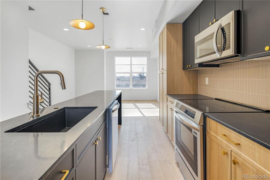 Furnished interior view inside a new home in , Denver (Image 13).