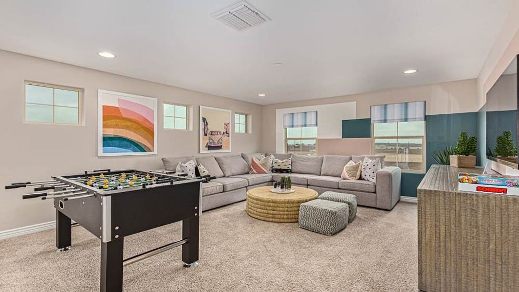 Representative furnished interior of a home built from the Paisley by Taylor Morrison in Paradisi Discovery Collection, Surprise (Image 16).