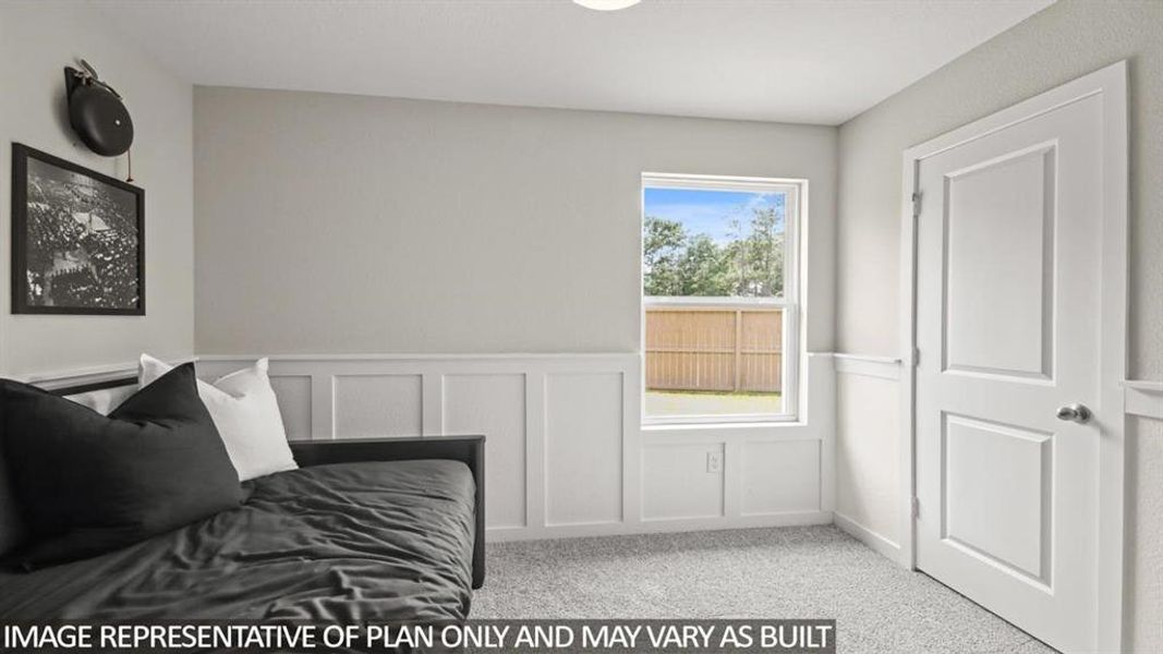 Furnished interior view inside a new home in Silverthorne, Conroe (Image 17).