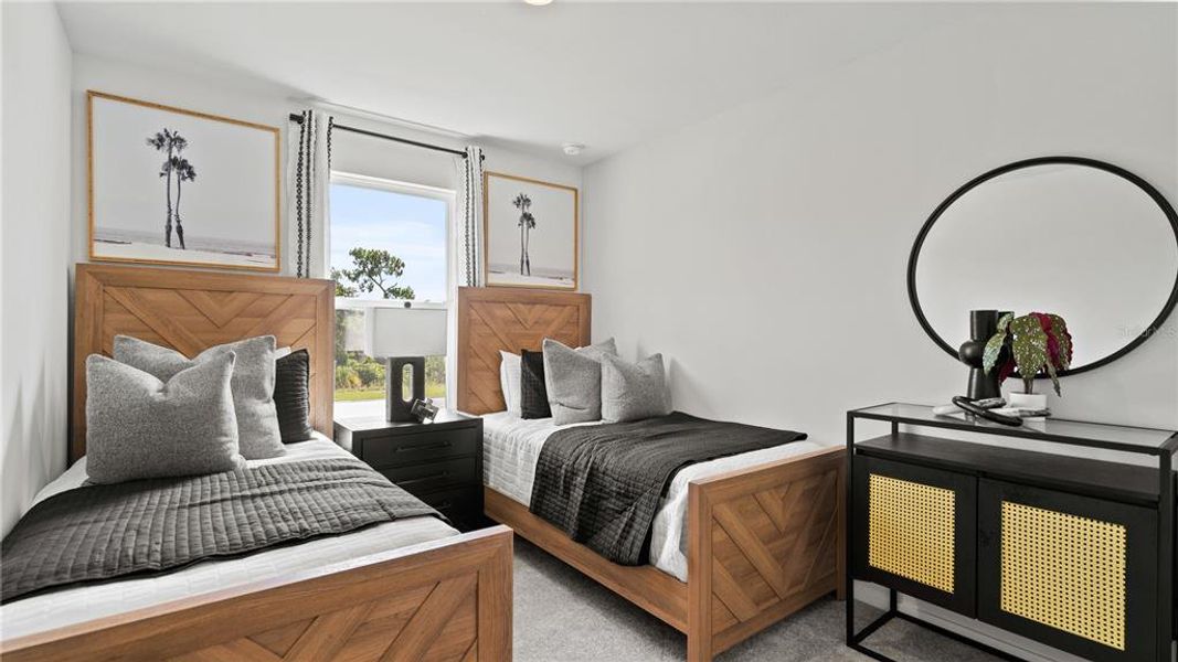 Furnished interior view inside a new home in , Davenport (Image 23).