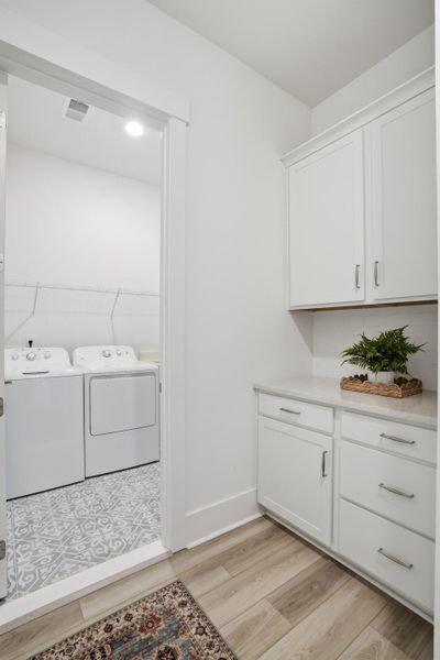 Furnished interior view inside a new home in Summerwind Crossing at Lakes of Cane Bay, Summerville (Image 32).
