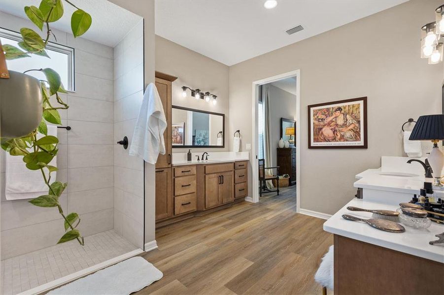 Furnished interior view inside a new home in , The Villages (Image 7).