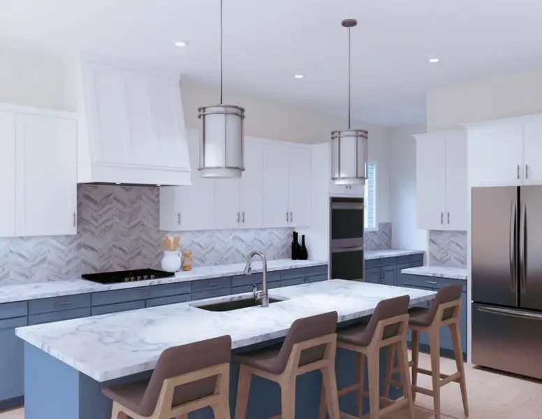 Furnished interior view inside a new home in Everly - 60', Hockley (Image 5). Furnished interior view inside a new home in Everly - 60', Hockley (Image 5).