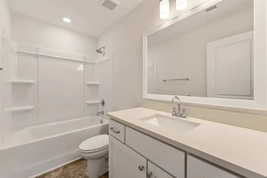 Furnished interior view inside a new home in Ridgecrest at Midway, Anderson (Image 11).