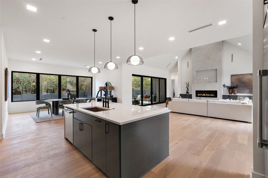 Furnished interior view inside a new home in , Austin (Image 11).