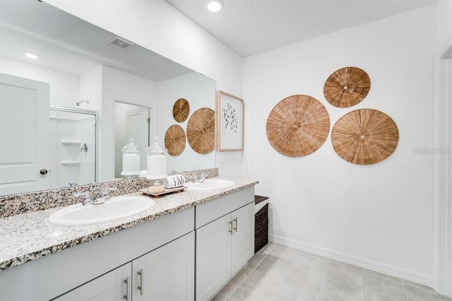 Furnished interior view inside a new home in Waterstone, Groveland (Image 18).