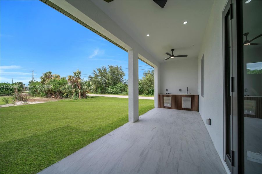 Exterior details and patio area of a home in , Lehigh Acres (Image 3). Exterior details and patio area of a home in , Lehigh Acres (Image 3).