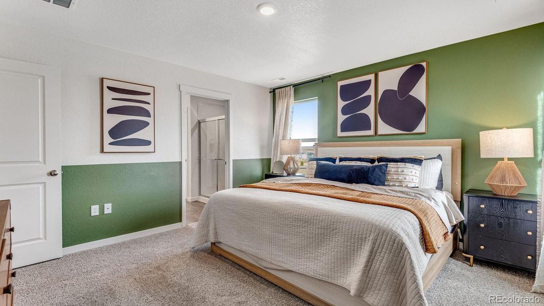 Furnished interior view inside a new home in Prairie Song, Windsor (Image 41).