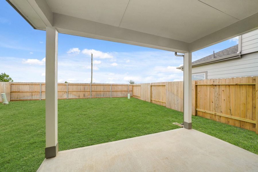 Exterior details and patio area of a home in , Houston (Image 14). Exterior details and patio area of a home in , Houston (Image 14).
