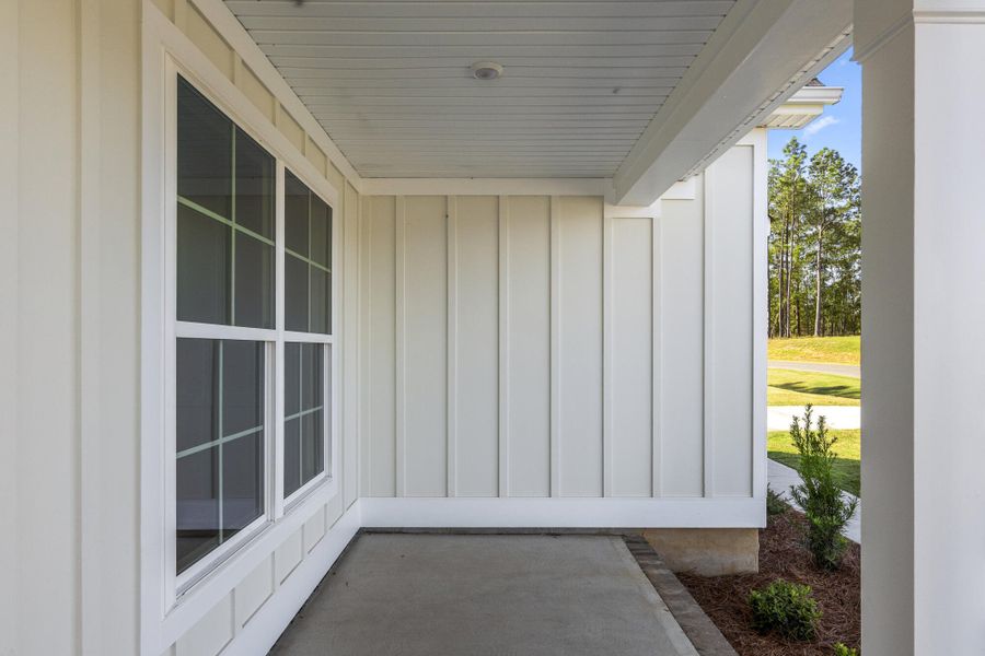 Exterior details and patio area of a home in Hancock Farms, Aiken (Image 4).