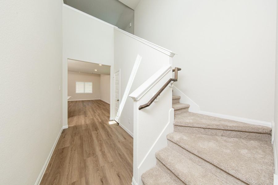 Spacious, unfurnished interior of a new home in River's Edge, Conroe (Image 14). Spacious, unfurnished interior of a new home in River's Edge, Conroe (Image 14).