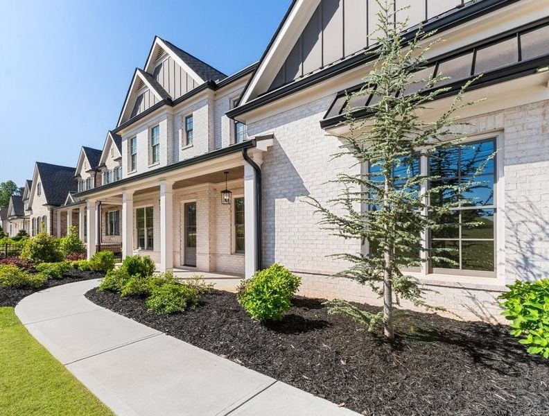 Exterior details and patio area of a home in , Buford (Image 25).