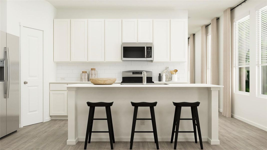 Furnished interior view inside a new home in Elm Creek, Elgin (Image 12).