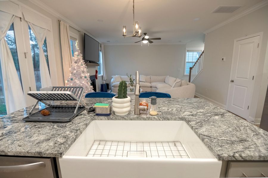 Furnished interior view inside a new home in Abbey Walk, Moncks Corner (Image 14). Furnished interior view inside a new home in Abbey Walk, Moncks Corner (Image 14).