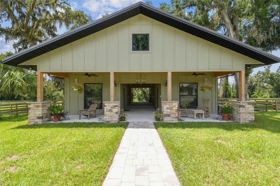 Front exterior of a new home in , Lithia, FL, highlighting curb appeal (Image 26).