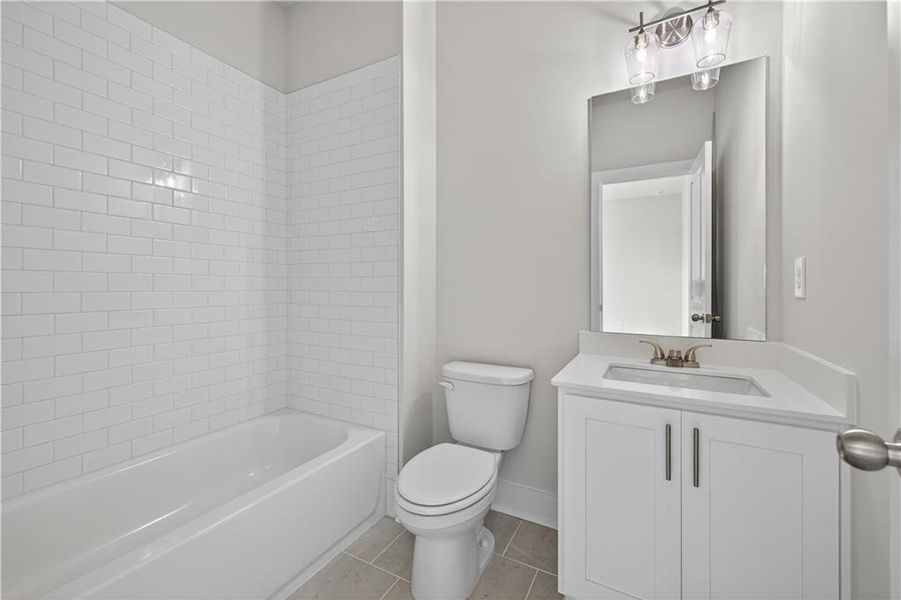 Furnished interior view inside a new home in , Cumming (Image 18).