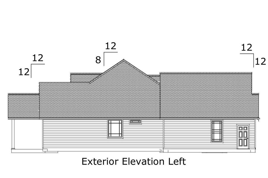 Front exterior of a new home in Tubbs Mountain Estates, Travelers Rest, SC, highlighting curb appeal (Image 7).