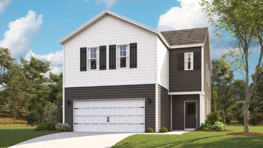 Representative exterior photo of a completed home built from the Elston by D.R. Horton in Fieldcrest Acres, Blountville, TN (Image 20). Representative exterior photo of a completed home built from the Elston by D.R. Horton in Fieldcrest Acres, Blountville, TN (Image 20).