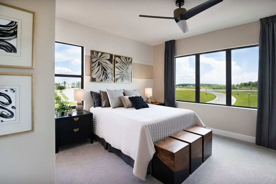 Representative furnished interior of a home built from the Waterfall by Park Square Residential in Elevated at Sonoma Resort, Kissimmee (Image 8).