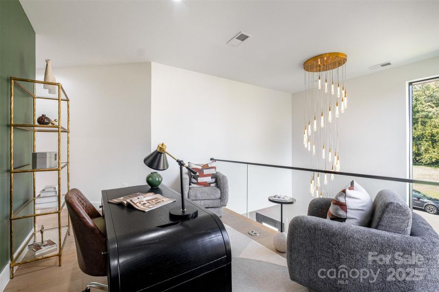 Furnished interior view inside a new home in , Charlotte (Image 9).