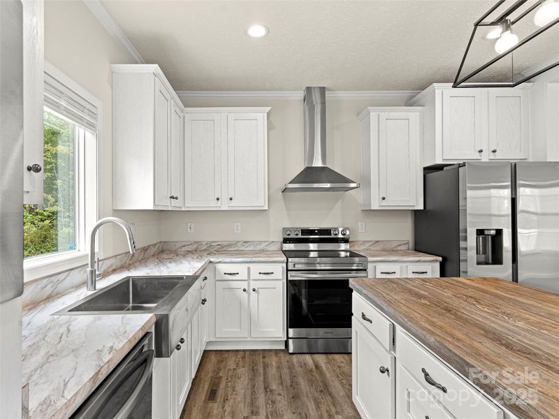 Furnished interior view inside a new home in , Hendersonville (Image 9).