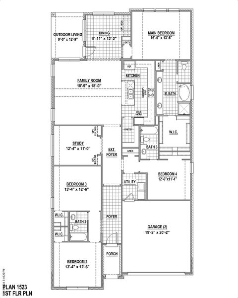 Plan 1562 1st Floor