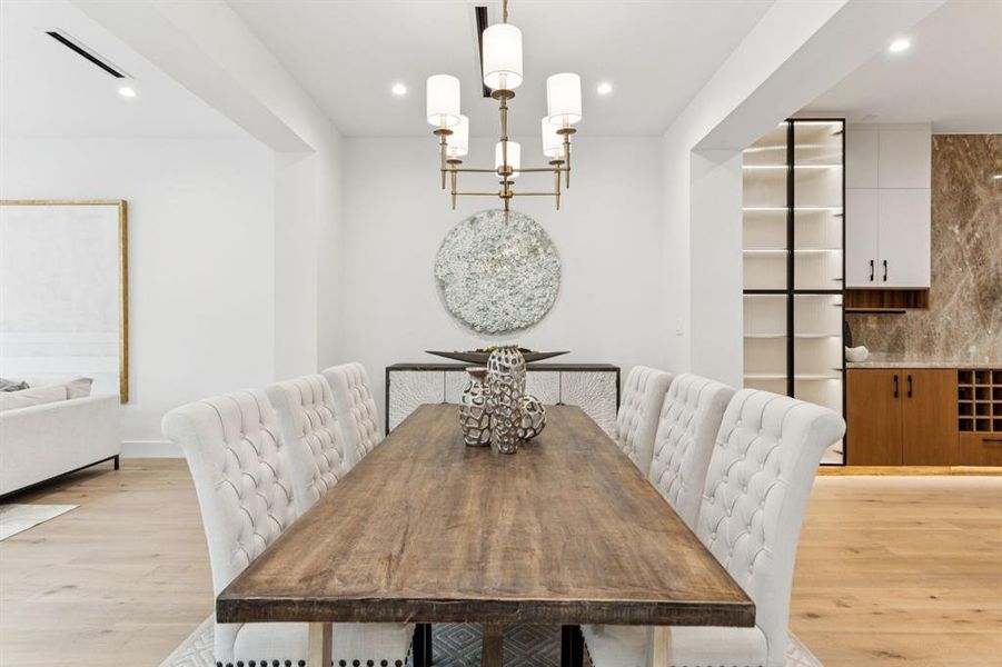 Furnished interior view inside a new home in , Dallas (Image 16).