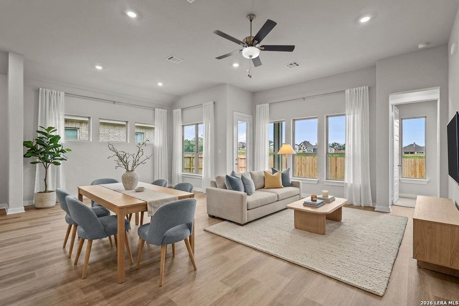 Furnished interior view inside a new home in Megan's Landing, Castroville (Image 16).