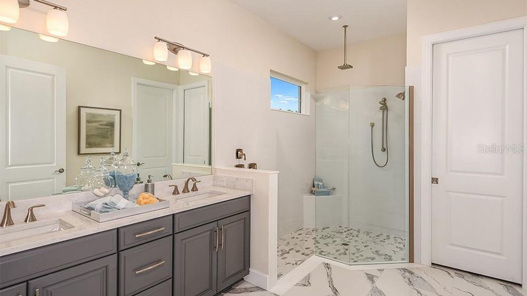 Furnished interior view inside a new home in Esplanade at Azario Lakewood Ranch, Bradenton (Image 17).